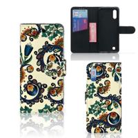 Wallet Case Samsung Galaxy M10 Barok Flower - thumbnail