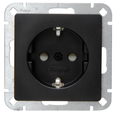 Kopp HK05 mat zwart inbouw stopcontact RA - 4621690