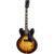 Gibson ES-330 Tobacco Sunburst semi-akoestische gitaar met koffer - thumbnail