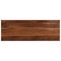 Tafelblad rechthoekig 140x50x3,8 cm massief gerecycled hout - thumbnail