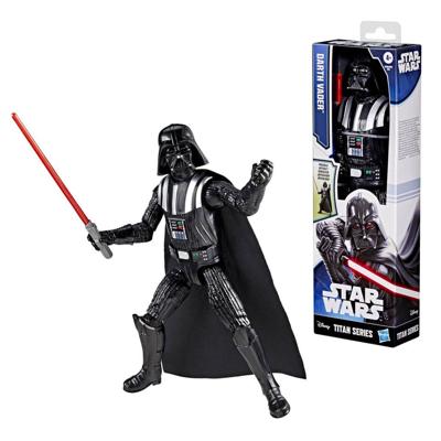 Darth Vader actiefiguur van 30 cm, Titan-serie, superheldenspeelgoed voor kinderen, Star Wars, geschikt voor kinderen vanaf 4 jaar.