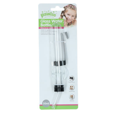 Pawise Hamster Glass Water Bottle Pawise Hamster Glass Water Bottle