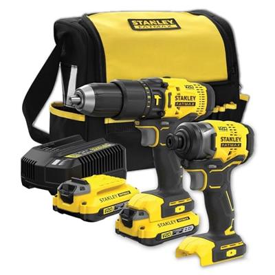 Set (boormachine-schroevendraaier en slagmoersleutel) SFMCK465D2S STANLEY