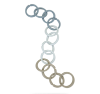 Little Dutch little loops speelgoedringen blauw - thumbnail