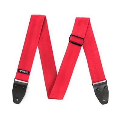 Dunlop DST7001RD Deluxe Seatbelt Strap gitaarband rood Dunlop DST7001RD Deluxe Seatbelt Strap gitaarband rood