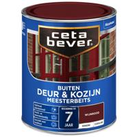 Cetabever Meesterbeits Deur en Kozijn Dekkend Zijdeglans - Wijnrood - 0,75 liter - thumbnail