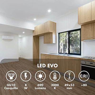 Ledlamp Silver Electronics GU10 8 W GU10 690 Lm (3000 K) (3000K)