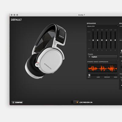 Steelseries Arctis 7 Headset Hoofdband 3,5mm-connector Zwart, Wit Steelseries Arctis 7 Headset Hoofdband 3,5mm-connector Zwart, Wit