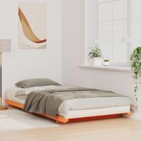 Bedframe Wasbruin 90 x 200 cm Massief grenenhout - thumbnail