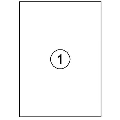 Etiket Quantore 210x297mm 100 stuks Etiket Quantore 210x297mm 100 stuks