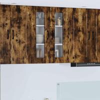 Keukenkast Kalmar Gerookt eiken 60 x 31 x 80 cm Bewerkt hout - thumbnail