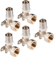 Cornat Perskoppeling Wandstuk 16 5St Ms-A2 - VRPTP500880N - thumbnail