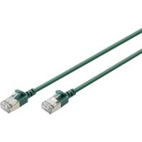 Digitus DK-1632-A-030S-G RJ45 Netwerkkabel, patchkabel CAT 6A F/FTP 3 m Groen Kleurcodering, Afgeschermd, Meerdradig, Met anti-kniktule 1 stuk(s) - thumbnail