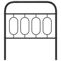 Hoofdbord 90 cm metaal zwart - thumbnail
