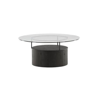 Nohr Ronde Salontafel 'Jilliam' Glas, 90cm
