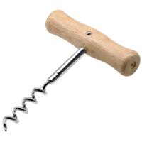 Fackelmann basic kurkentrekker 10.5 cm hout/chroom - thumbnail