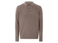 LIVERGY Heren polo (Bruin, L) - thumbnail