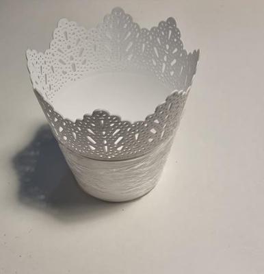 Bloempot PARIJS rond 14,5 cm Wit set van 2 stuks Bloempot PARIJS rond 14,5 cm Wit set van 2 stuks