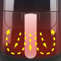 Emerio AF-123544 Smart Fryer 5.5L 1400W Zwart - thumbnail