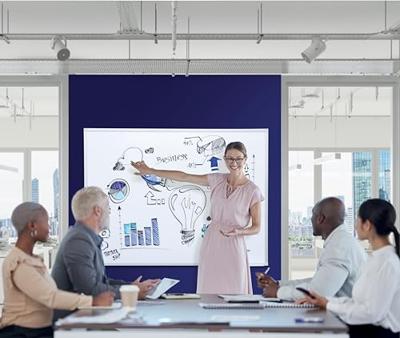 Franken Magneettafel SC3112 Whiteboard Valueline Steel 600x450