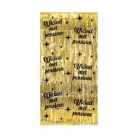 Classy Feestgordijnen Officieel Met Pensioen Goud - thumbnail