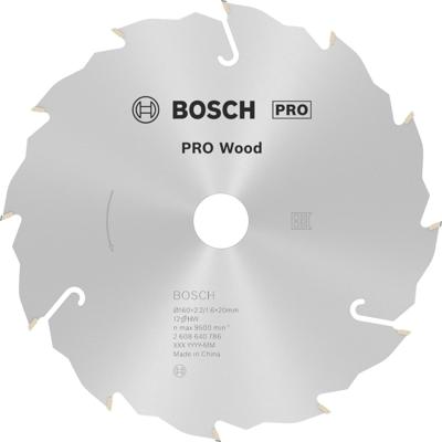 Bosch Accessories Standard for Wood Speed 2608640786 Hardmetaal-cirkelzaagblad 160 x 20 x 2.4 mm Aantal tanden: 12 1 stuk(s)