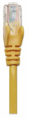 Intellinet 325165 RJ45 Netwerkkabel, patchkabel CAT 5e U/UTP 0.50 m Geel 1 stuk(s)
