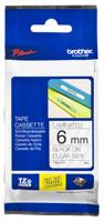 Labeltape Brother TZe, TZ TZe-111 PET Tapekleur: Transparant Tekstkleur:Zwart 6 mm 8 m - thumbnail