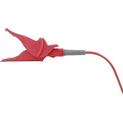 VOLTCRAFT MSL-507 Meetsnoer Stekker 4 mm Krokodilklem 1.00 m Zwart, Rood 1 stuk(s)