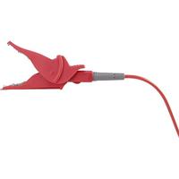 VOLTCRAFT MSL-507 Meetsnoer Stekker 4 mm Krokodilklem 1.00 m Zwart, Rood 1 stuk(s) - thumbnail