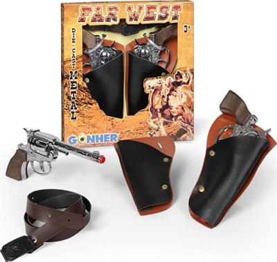 Far West holsterset 100 schots revolvers