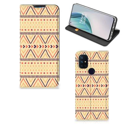 OnePlus Nord N10 5G | Hoesje met Magneet | Aztec Yellow