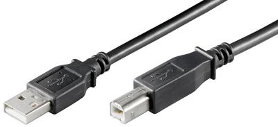 Microconnect USBAB3B Zwart