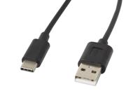 Lanberg CA-USBO-10CC-0018-BK USB-kabel USB 2.0 1,8 m USB A USB C Zwart - thumbnail