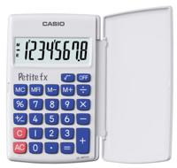 Casio zakrekenmachine Petite FX, wit - thumbnail