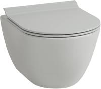 Ben Segno 2.0 hangtoilet met toiletbril compact Xtra glaze+ Free flush cement grijs - thumbnail