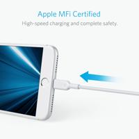 Anker PowerLine II iPhone-oplaadkabel, Lightning-kabel, MFi-gecertificeerd voor iPhone 13/12/11/Pro/XS/XS Max/XR/X/8/8 Plus/7/7 Plus/6s/6/6 Plus (wit), 0,9 m - thumbnail