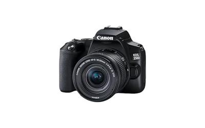 Canon EOS 250D + EF-S 18-55mm f/4-5.6 IS STM SLR camerakit 24,1 MP CMOS 6000 x 4000 Pixels Zwart