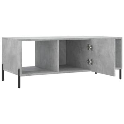 Salontafel 102x50x40 cm bewerkt hout betongrijs