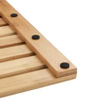 Platform Wenko 23838100 Binnenkant/Buitenkant 60 x 40 cm Bamboe - thumbnail