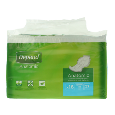 Depend Anatomic normaal 16 Stuks