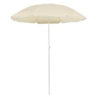 Parasol met stalen paal 180 cm zandkleurig - thumbnail