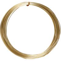 Creativ Company Alu draad, rond, dikte 1 mm, goud, 16 m/ 1 rol - thumbnail