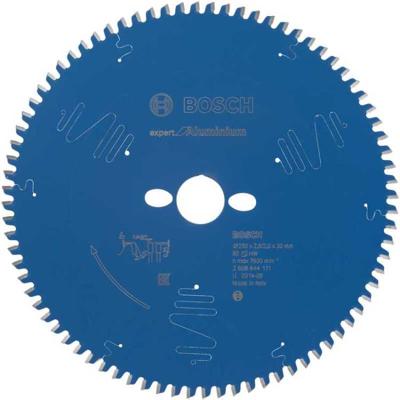 Bosch Professional Cirkelzaagblad EXPERT Aluminium | Ø 250 x 2,8 x 30mm 80T - 2608644111 Bosch Professional Cirkelzaagblad EXPERT Aluminium | Ø 250 x 2,8 x 30mm 80T - 2608644111