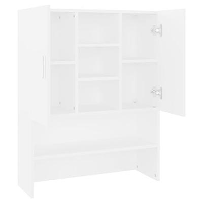 VidaXL Wasmachinekast 70,5x25,5x90 cm wit - thumbnail