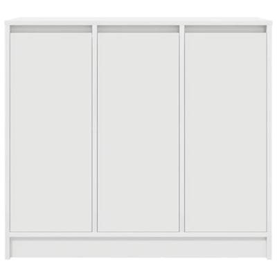 Dressoir 85x34x76 cm bewerkt hout wit