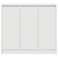 Dressoir 85x34x76 cm bewerkt hout wit - thumbnail