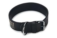 Beeztees Vintage - Halsband Hond - Leer - Zwart - 70 cm x 50 mm - thumbnail