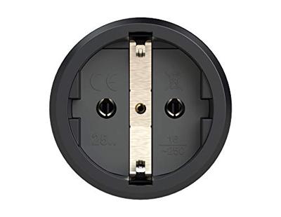 PCE 2521-sr Koppeling met randaarde Massief rubber, Thermoplast 250 V Zwart, Rood IP54