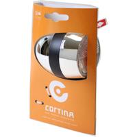 Cortina koplamp amsterdam batterij chroom zwart - thumbnail